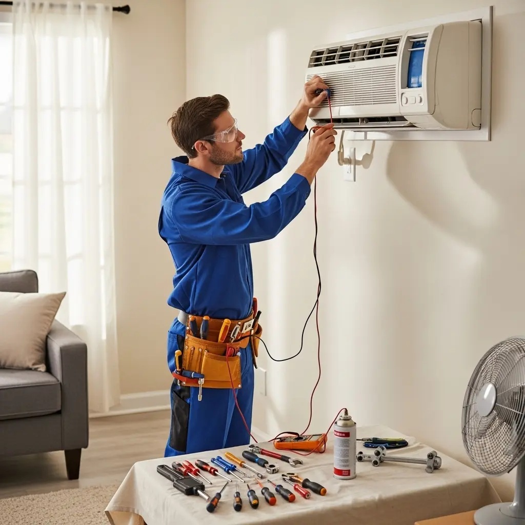 Akyazı Amana Amana klima gaz dolumu ve bakım – Enerji verimliliği artırıldı. - Teknik servis örneği